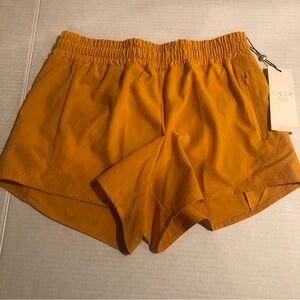Calia Women’s Size XXS Infinity Mid-Rise Running Shorts Inner Brief Orange